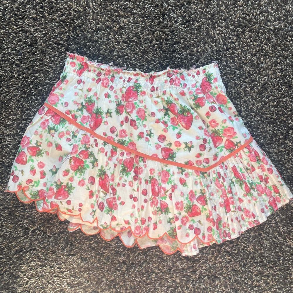 Loveshackfancy strawberry skirt 🍓 SMALL